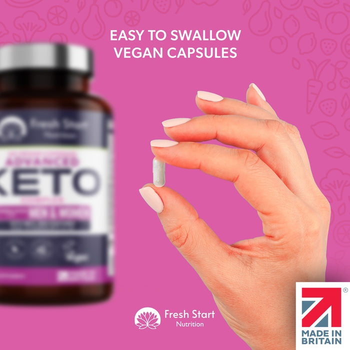 Fresh Start Advanced Keto Complex - Supporting your Diet - 60 Vegan Capsules