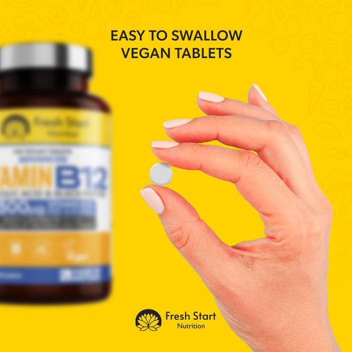 Fresh Start Advanced Vitamin B12 with Folic Acid & Black Pepper - 180 Tablets