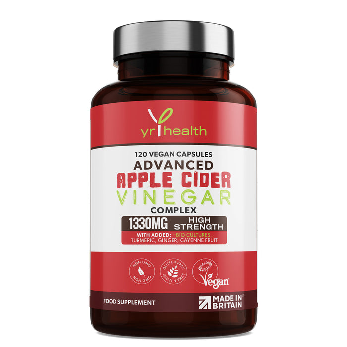 Advanced Apple Cider Vinegar Complex 1330mg - 120 Vegan Capsules