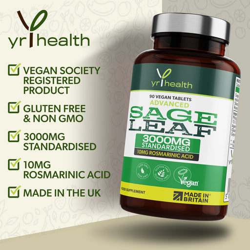 Vegan Sage Extract 3000mg