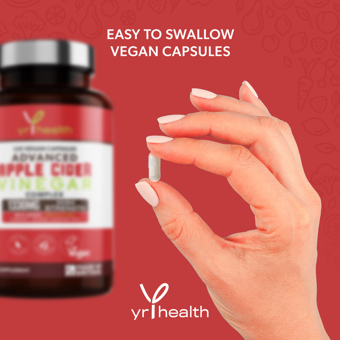 Advanced Apple Cider Vinegar Complex 1330mg - 120 Vegan Capsules