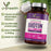 Advanced Biotin 12,000µg Complex with Added Coconut Oil, Folic Acid & Vitamin C - 180 Vegan Capsules