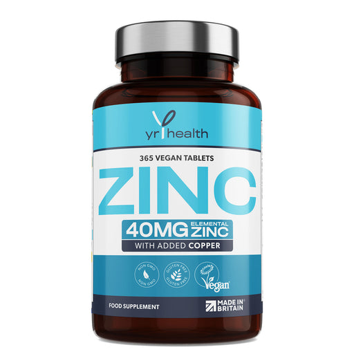 Vegan Zinc with added Copper Tablets - 1 Year Supply